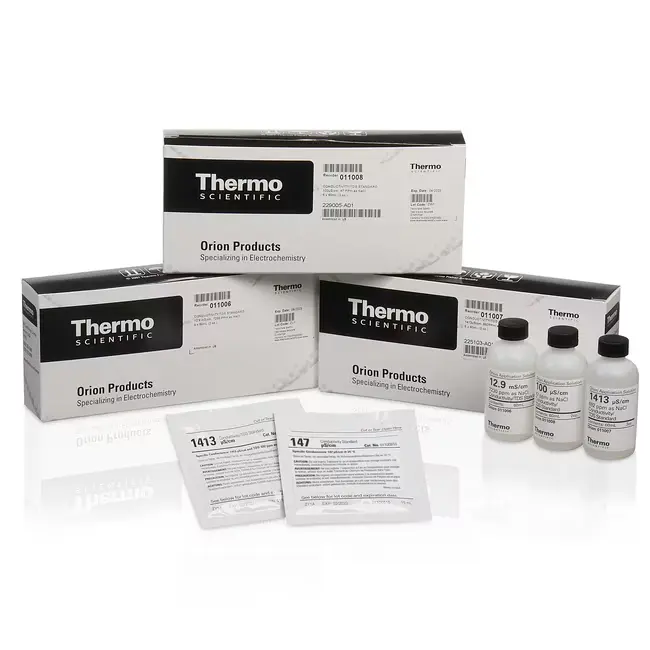 solucion estandar de conductividad 100 micro s. pk/5 x 60ml - thermo scientific