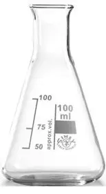 [TS632417119100] Matraz erlenmeyer vidrio boro 100ml, TECHNOSKLO 