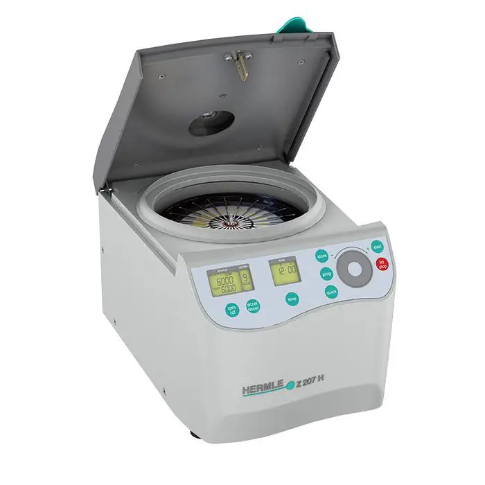 Centrifuga para hematocrito Z207H, con rotor para 24 capilares Hermle