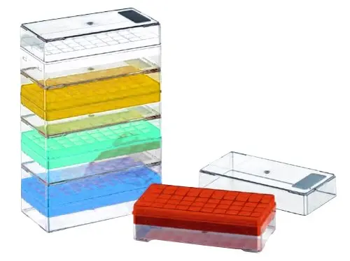 [R-50-B] Rack para 50 microtubos azul