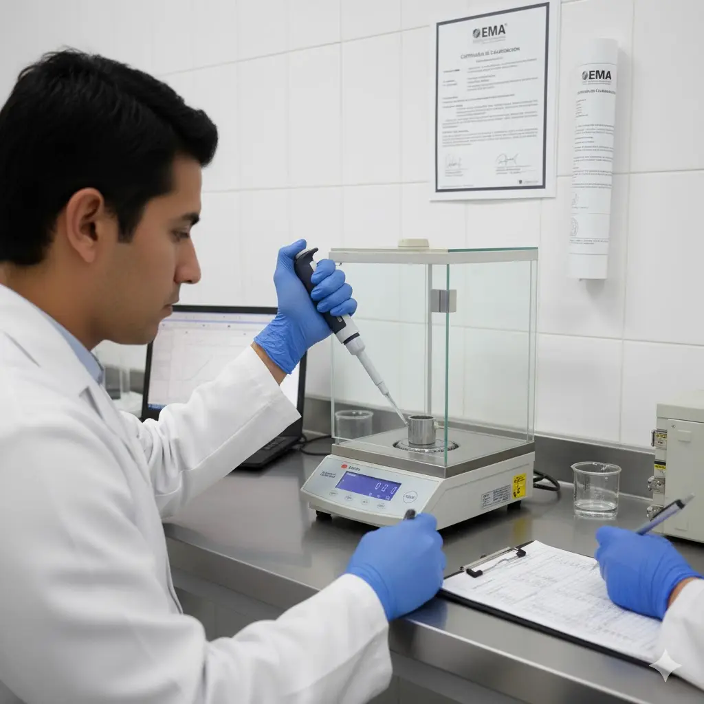 Calibración de Micropipeta Unicanal, Volumen Variable