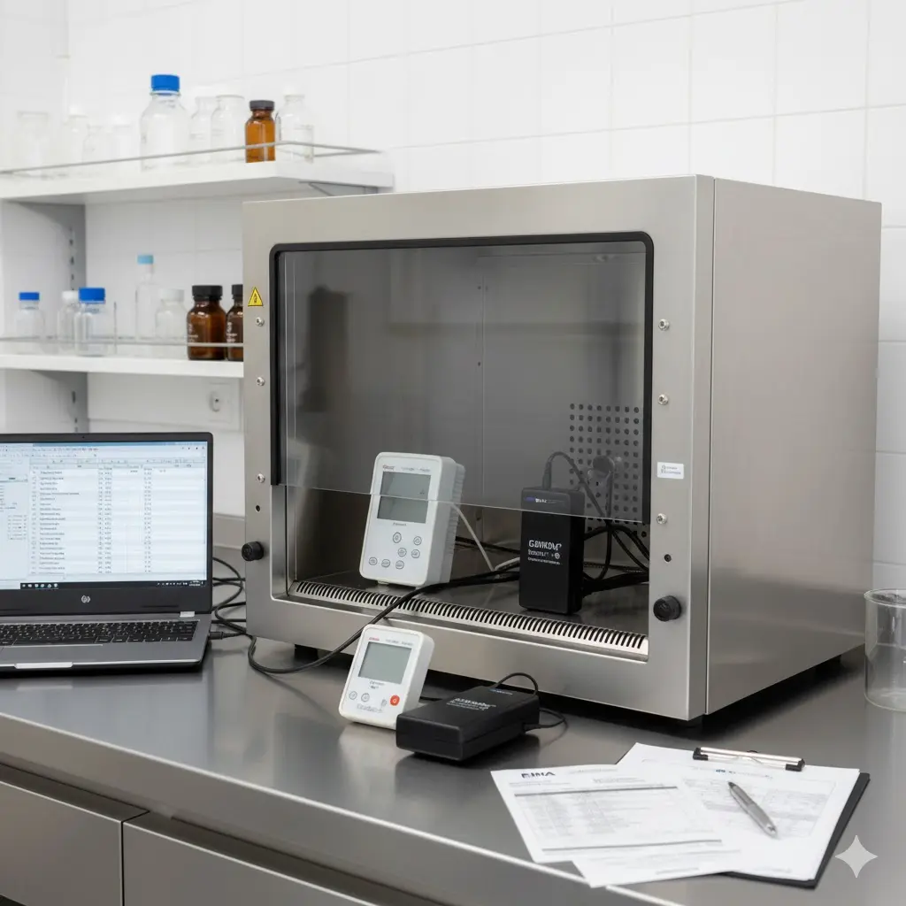 Calibración de Termómetro Ambiental o Datalogger por Comparación Directa