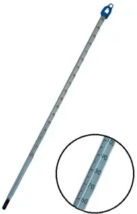 [448038] Termómetro -20 a 150 DIV Ecológico Alcohol Azul