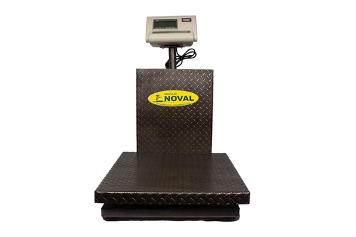 [NVL-JR-300APRS] Báscula digital Noval apaisada con respaldo completo, 300 kilos, 60x50cm - Noval