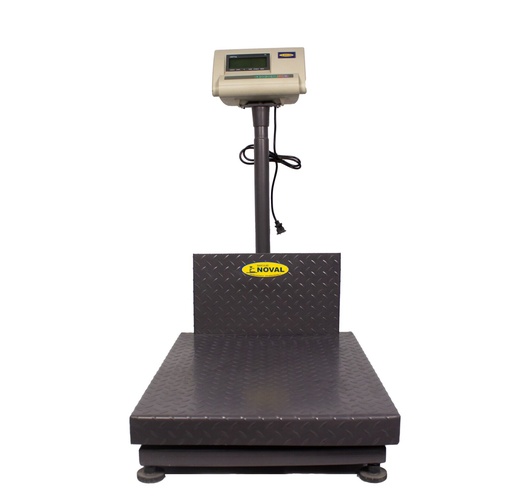 [NVL-JR-300RSM] Báscula digital Noval apaisada con respaldo medio, 300 kilos, 50x60cm - Noval