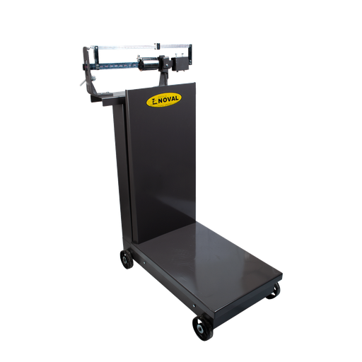 [NVL-MX-1TONAP] Báscula mecánica Noval Apaisada con plato de 90cm x 1200cm, 1 tonelada - Noval