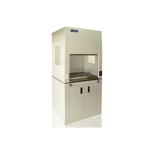 [NOVA-CED-90BAE] campana de extracción de humos tipo didáctica en acero esmaltado con base y accesorios - novatech