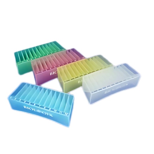 [25-1202] Reservorio PP 12 Canales Colores 25/Paq Biologix