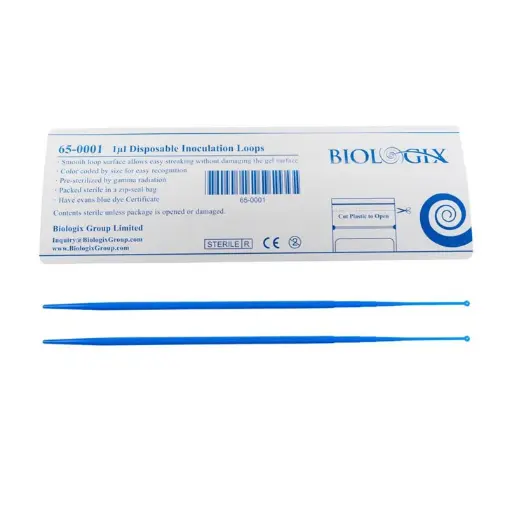 [65-0001] Asa Siembra Estéril 1µl PS 25/Paq Biologix