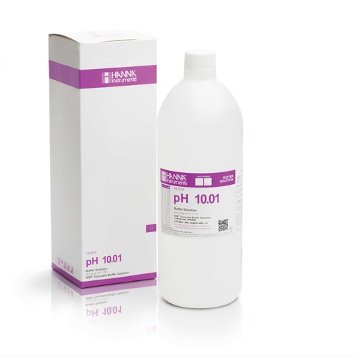 [HI7010/1L] Solución de calibración de pH 10.01 " 25 °C, frasco de 1 L 