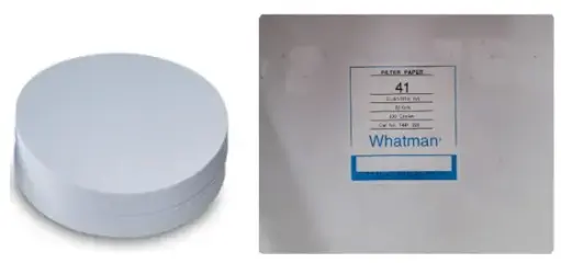 [WT-1441-320] papel filtro # 41 de 32cm, 100/paq. whatman