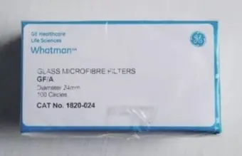 [WT-1820-024] microfibra de vidrio gf/a de 2.4cm, 100/paq. whatman
