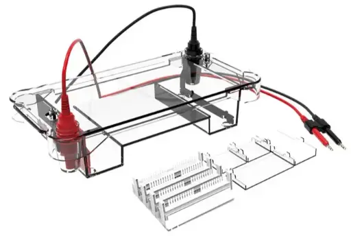 [LUZ-21206] Cámara electroforesis horizontal acrílico Luzeren 12×12 cm