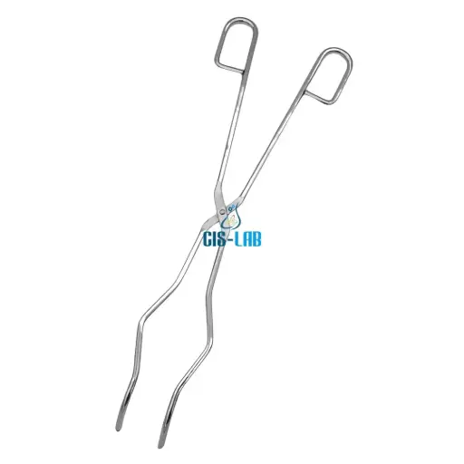 [LUZ-1661] Pinzas para crisol 400 mm – Acero niquelado Ø5 mm (Luzeren)