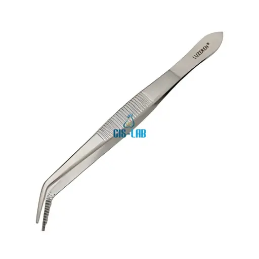 [LUZ-1652] Pinza de disección 130 mm punta curva superfina – Inox (Luzeren)