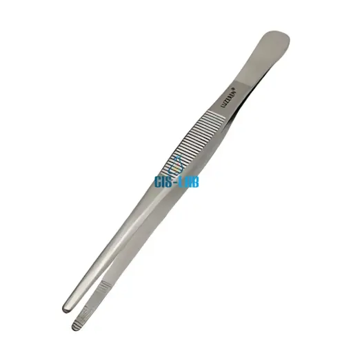 [LUZ-1644] Pinza de disección recta 145 mm con estrías – Inox (Luzeren)