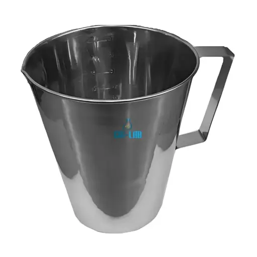 [LUZ-1671] Jarra Graduada De Acero Inoxidable 2000Ml.  Luzeren