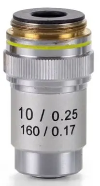 [LUZ-1447] Objetivo Acromatico 10 X /0.25.  Luzeren