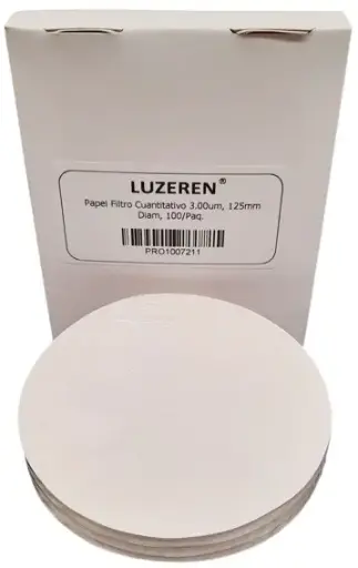 [LUZ-7211] Papel filtro cuantitativo 3 µm Ø125 mm – Luzeren
