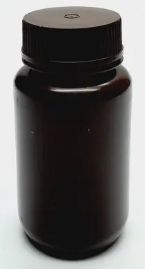 [PKS-1130500] Frasco HDPE ámbar 500 mL boca ancha rosca 53 mm – Luzeren