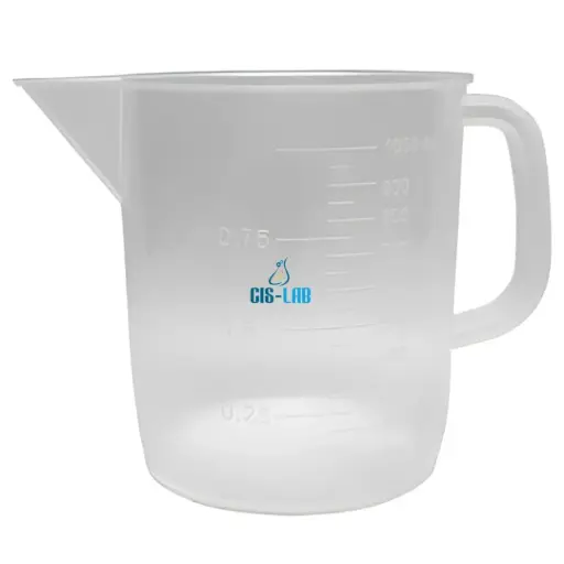 [PKS-1411000] Jarra plástica PP 1000 mL forma alta – Luzeren