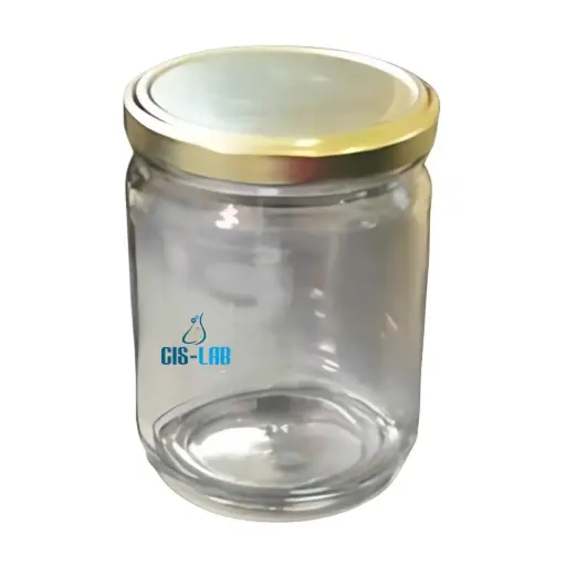 [LUZ-2945] Tarro vidrio claro 480 ml con tapa 82 TL