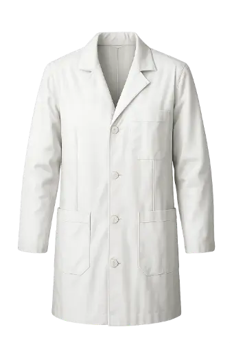 [LUZ-2767] Bata Para Laboratorio Ch Luzeren