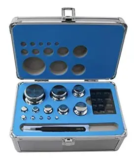 [CES-21070] Set con 25 pesas de SS de 1mg a 1kg 