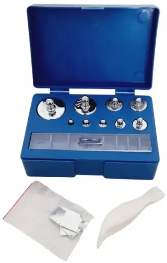 [LUZ-28200] Juego de 17 pesas 10 mg–100 g con estuche – Luzeren