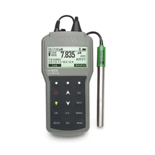 [HI98191] Medidor profesional portátil de pH/ORP/ISE a prueba de agua