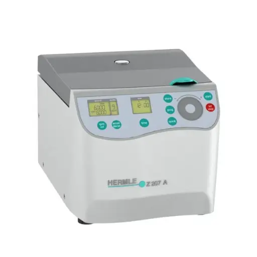 [326.00P01] Centrifuga compacta Z207A, rotor de angulo fijo 8/4 x15 ml Hermle