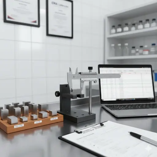 [MA-SCDIM10] Calibración de Calibrador Vernier por Comparación con Bloques Patrón