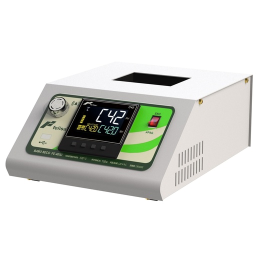 [FE-404] Baño seco digital FE-404 con capacidad para dos bloques y control avanzado. Felisa