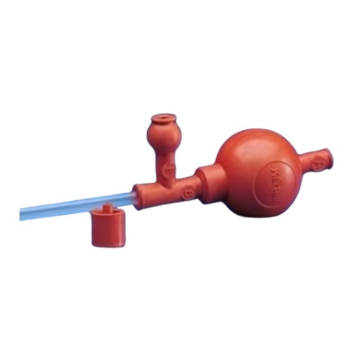 [KARTELL-200] bulbo de 3 vias de hule para llenar pipetas de 2 a 50 ml Kartell