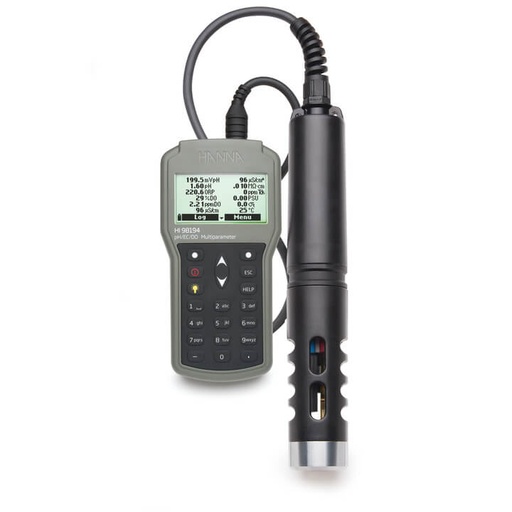 [HI98194] medidor multiparamétrico de ph/ orp/ ce/ tds/ salinidad/ od/ presión/ temperatura