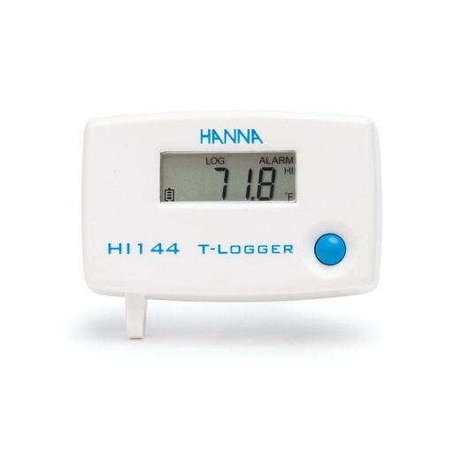 [EQ-HI144] Registrador de temperatura tipo T con candado y base de montaje en pared sin comunicación USB