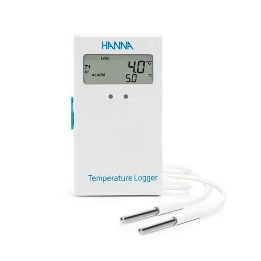 [EQ-HI148-2] Registrador de temperatura impermeable con 1 canal externo