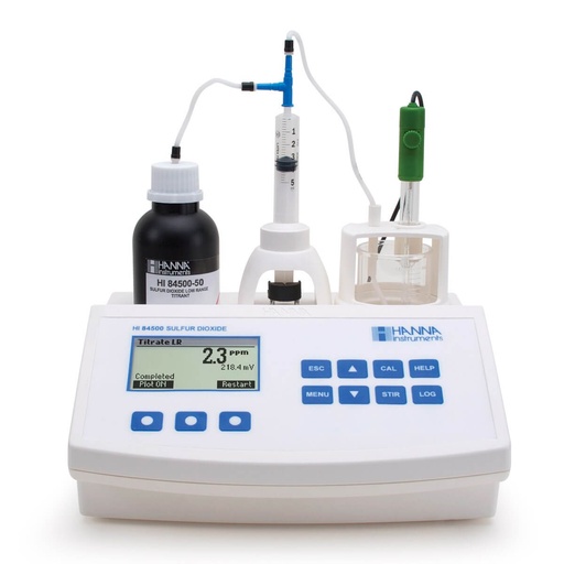 [EQ-HI84500-01] Minititulador para la medición de dióxido de azufre en el vino (115V)