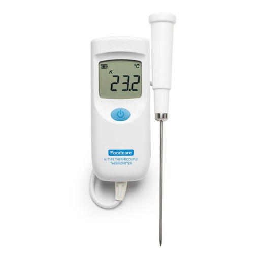 [HI935007] termómetro foodcare de termopar tipo k con sonda fija
