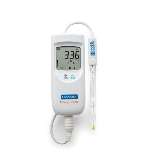 [HI99111] medidor de ph portátil para mosto y jugo de uva