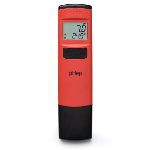 [EQ-HI98107] Medidor de bolsillo de pH impermeable pHep® con resolución de 0.1
