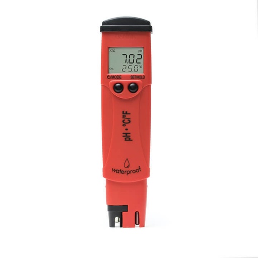 [EQ-HI98128] Medidor de bolsillo pHep®5 de pH/temperatura con resolución de 0.01