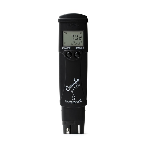 [HI98130] medidor de bolsillo combo de ph/conductividad/tds (intervalo alto)