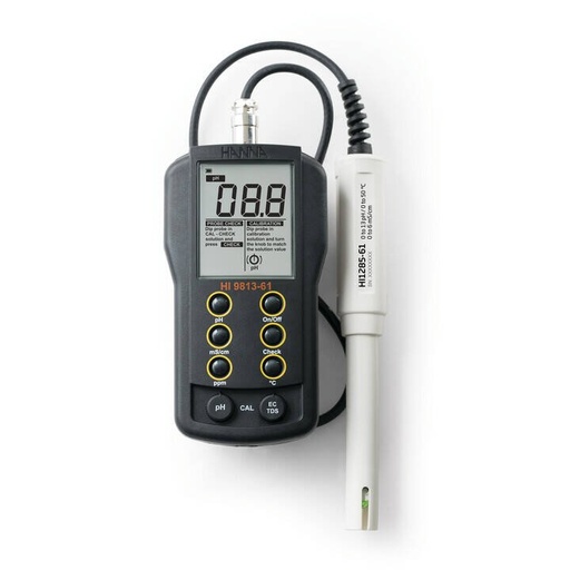 [EQ-HI9813-6] Medidor portátil pH/CE/TDS/Temperatura con CAL Check™
