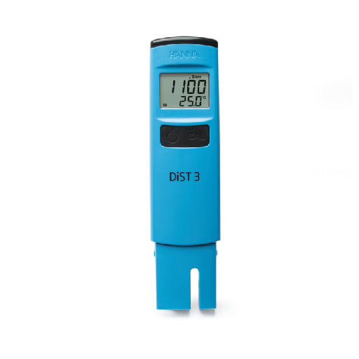 [EQ-HI98303] Medidor de CE de bolsillo a prueba de agua DiST 3 (0-2000 µS/cm)