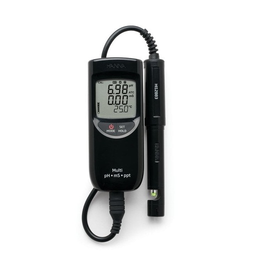 [HI991301] medidor portátil de intervalo alto para ph/ce/tds