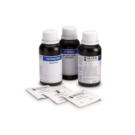 [RYQ-HI3896-025] Reactivos de repuesto para el kit químico de pruebas NPK para suelo (25 pruebas de cada una)