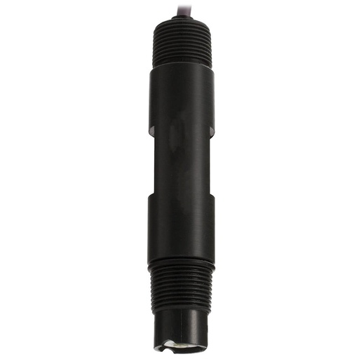 [HI6100405] electrodo industrial de ph, de propósito general, cuerpo pvdf, doble unión ptfe, bnc, 5m
