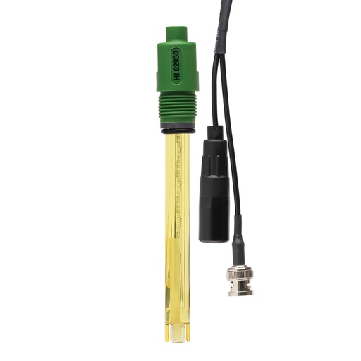 [HI6493005] electrodo amphel® de orp con batería reemplazable, cuerpo de pei, tipo oro