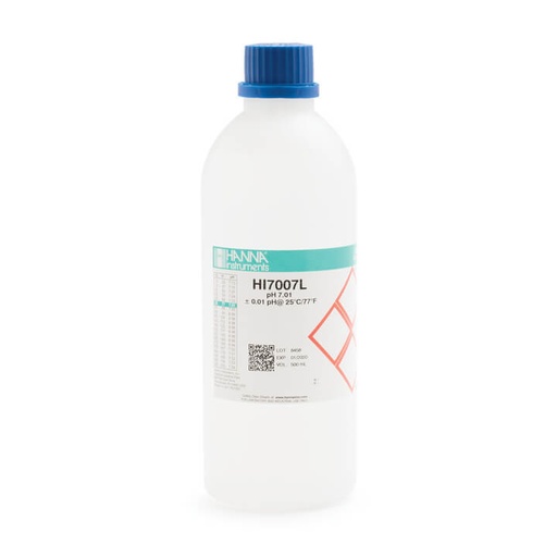 [HI7007L] solución de calibración de ph 7.01 (500 ml)